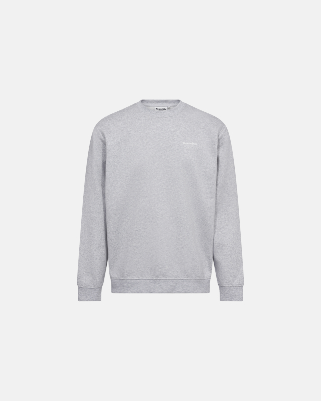 Sweatee Shirt Med Logo | Bomuld | Lys Grå
