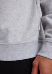 Sweatshirt m. logo | Bomuld | Lys grå -Resteröds
