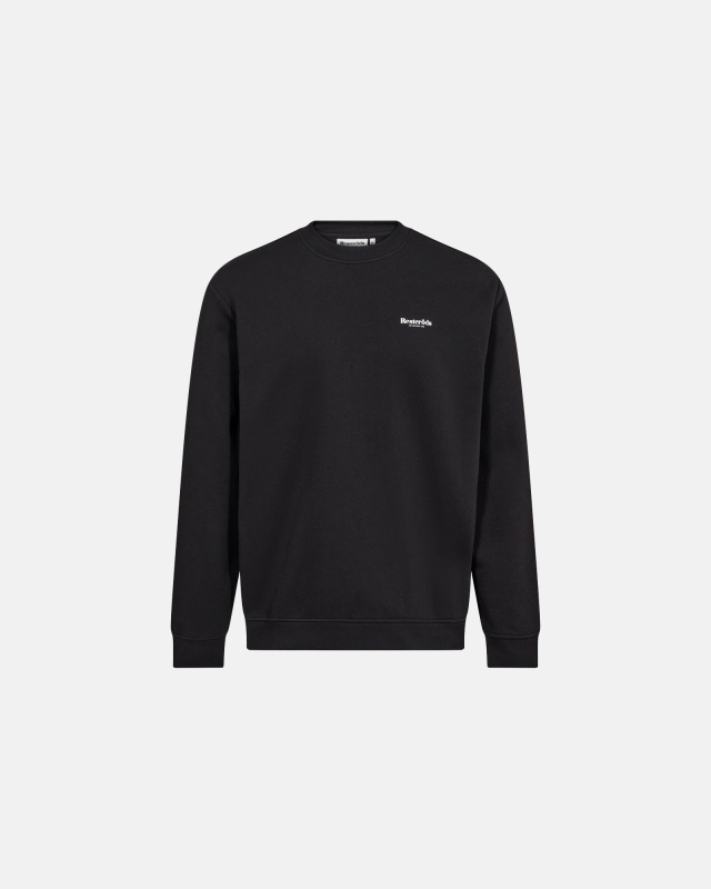 Sweatee Shirt Med Logo | Bomuld | Sort