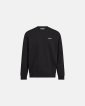 Sweatshirt m. logo | Bomuld | Sort - Resteröds