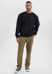 Sweatshirt m. logo | Bomuld | Sort -Resteröds