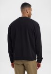 Sweatshirt m. logo | Bomuld | Sort -Resteröds