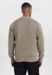 Pullover "knitted" | Bomuld | Sand -Resteröds