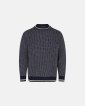 Pullover "strik" | 100% uld | Navy - Dovre
