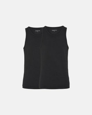 Tanktop (singlet) 2-pak | Bambusviskose | Sort -ProActive