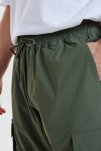 Cargo pants "lightweight" |  Polyamid | Grøn -Resteröds