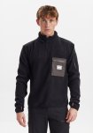 Fleece Pullover | 100% recycled polyester | Sort -Resteröds