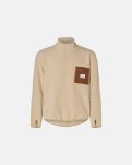 Fleece Pullover | 100% recycled polyester| Beige -Resteröds