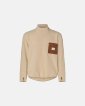 Fleece Pullover | 100% recycled polyester| Beige - Resteröds