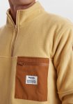 Fleece Pullover | 100% recycled polyester| Beige -Resteröds