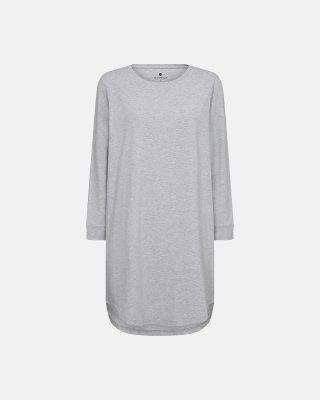 Big shirt | Bambusviskose | Lys grå melange