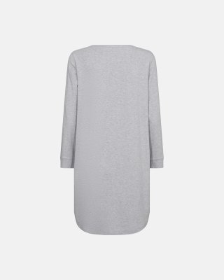 Big shirt | Bambusviskose | Lys grå melange