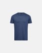T-shirt | 100% økologisk GOTS uld | Blå - JBS of Denmark Men