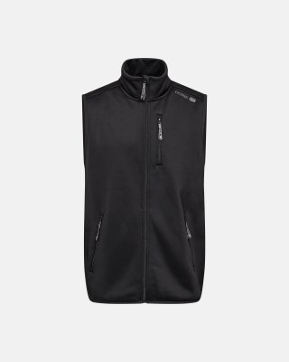 Fleece vest | Polyester | Sort