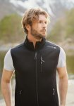 Fleece vest | Polyester | Sort -Dovre