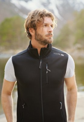 Fleece vest | Polyester | Sort