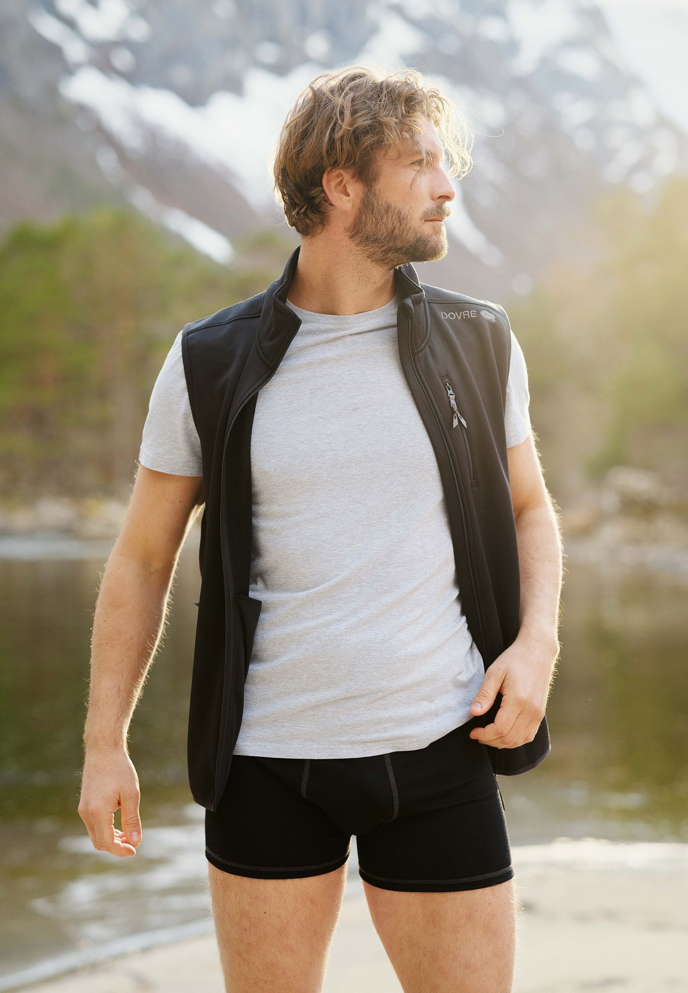 Fleece vest | Polyester | Sort -Dovre Fleece vest | Polyester | Sort -Dovre