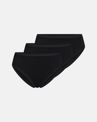 Tai brief 3-pak | 100% uld | Sort