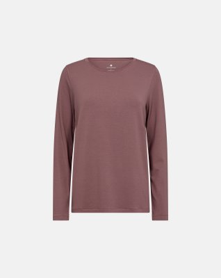 Langærmet t-shirt | Bambusviskose | Rosa -JBS of Denmark Women