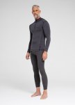 "Doublelayer" zip  | 100% merino uld | Grå -Dovre