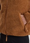 Fleece jakke | 100% polyester | Camel -Resteröds