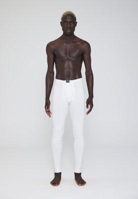 Long johns | 100 % økologisk bomuld | Hvid