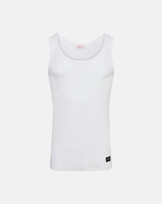 Tanktop "original" | 100 % økologisk bomuld | Hvid -JBS x Mads Nørgaard