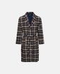 Badekåbe | 100% flannel bomuld | Brun ternet - JBS