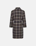 Badekåbe | 100% flannel bomuld | Brun ternet -JBS