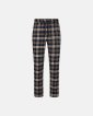 Pyjamasbukser "flannel" | 100% bomuld | Brun ternet - JBS