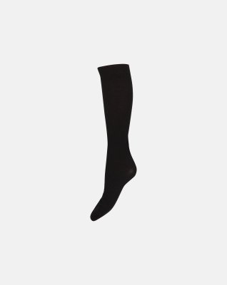 Knæstrømpe | Uld |Sort -Decoy