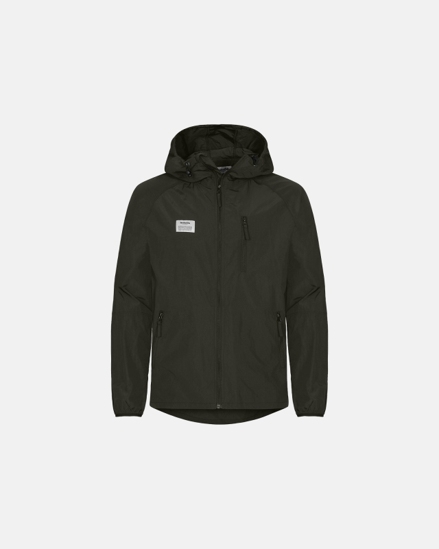 Windbreaker jakke | 100% recycled nylon | Grøn