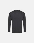 Langærmet t-shirt | 100% merino uld | Grå -Dovre