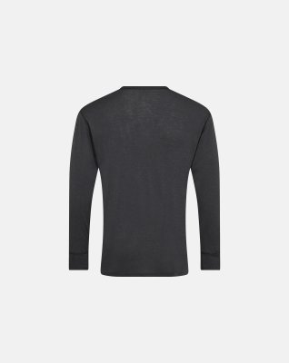 Langærmet t-shirt | 100% merino uld | Grå -Dovre