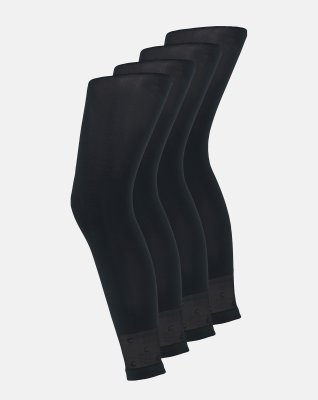 3/4 leggings 4-pak | Mikrofiber 60 denier | Sort -Decoy