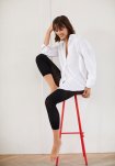 3/4 leggings 4-pak | Mikrofiber 60 denier | Sort -Decoy
