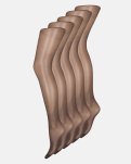 Strømpebukser "Silk look" 5-pak | 20 denier | Nealy black -Decoy