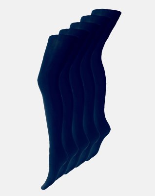 Strømpebukser "silk look" 5-pak | 60 denier | Blue iris -Decoy