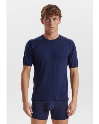 T-shirt "wool" | 100% merino uld | Navy -JBS
