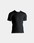 T-shirt | 100% merino uld | Sort -Dovre
