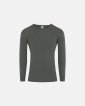 Langærmet t-shirt | 100% merino uld | Grøn - Dovre