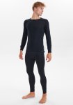 Langærmet t-shirt "wool"  | 100% merino uld | Sort -JBS