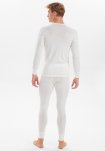 Langærmet t-shirt "wool" | 100% merino uld | Hvid -JBS