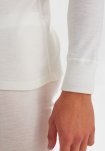 Langærmet t-shirt "wool" | 100% merino uld | Hvid -JBS