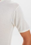 T-shirt "wool" | 100% merino uld | Hvid -JBS