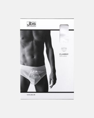 Briefs m. gylp "classic" | 100% bomuld | Hvid -JBS