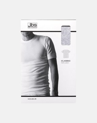 T-shirt "classic o-neck" | 100% bomuld | Grå -JBS