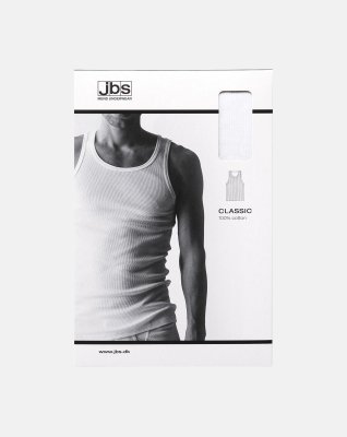 Tanktop "classic" | 100% bomuld | Hvid -JBS