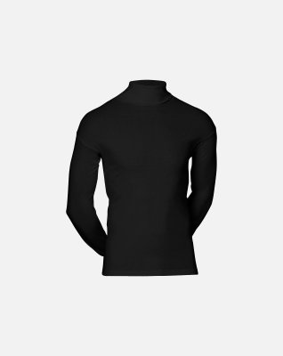 Rullekrave | 100% bomuld | Sort -JBS