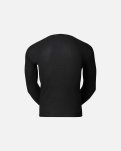 Langærmet t-shirt "grandad" | 100% bomuld | Sort -JBS